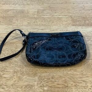Coach Leather Wristlet NEW